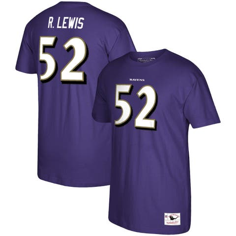 Men's Mitchell & Ness Ray Lewis Black Baltimore Ravens 2004 Authentic  Throwback Retired Player Jersey