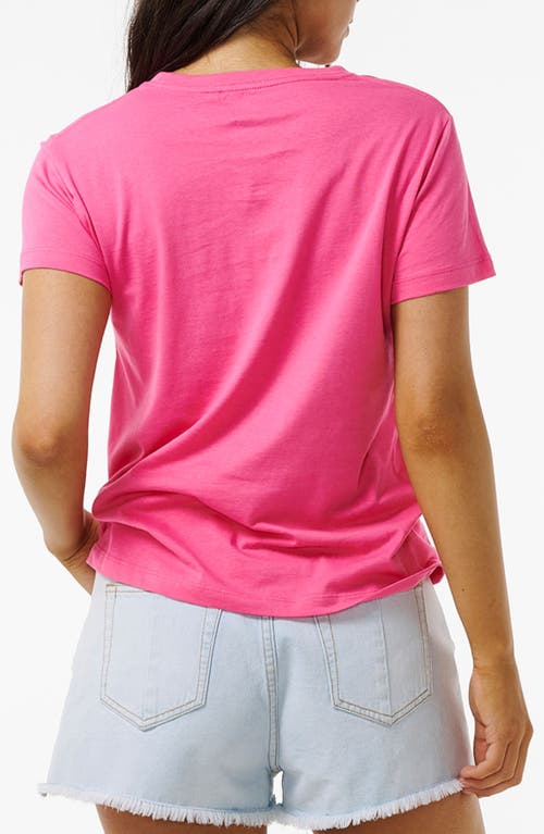 Shop Rip Curl Heatwave Graphic T-shirt In Hot Pink