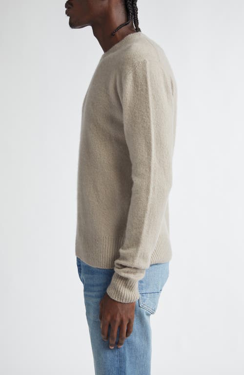 Tom Ford Relaxed Cashmere & Silk Sweater In Greige