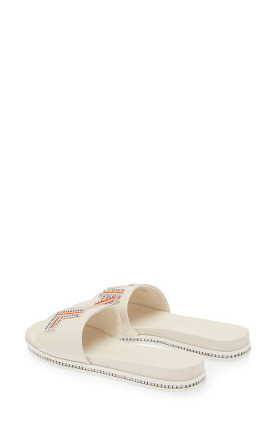 Shop Karl Lagerfeld Jeslyn Slide Sandal In Cream