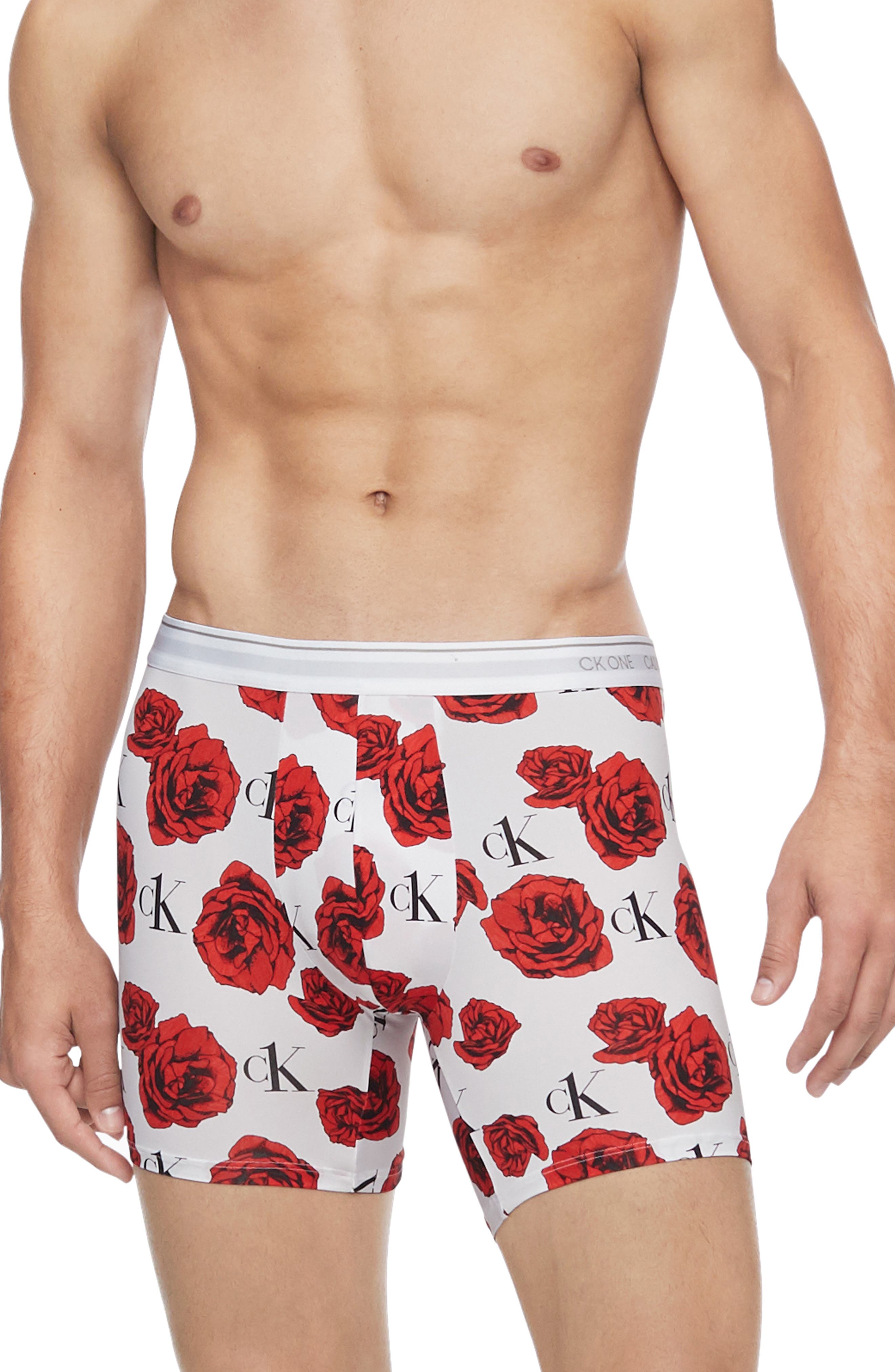 calvin klein roses boxers