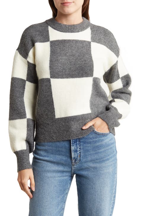 Ellen Checkerboard Pullover