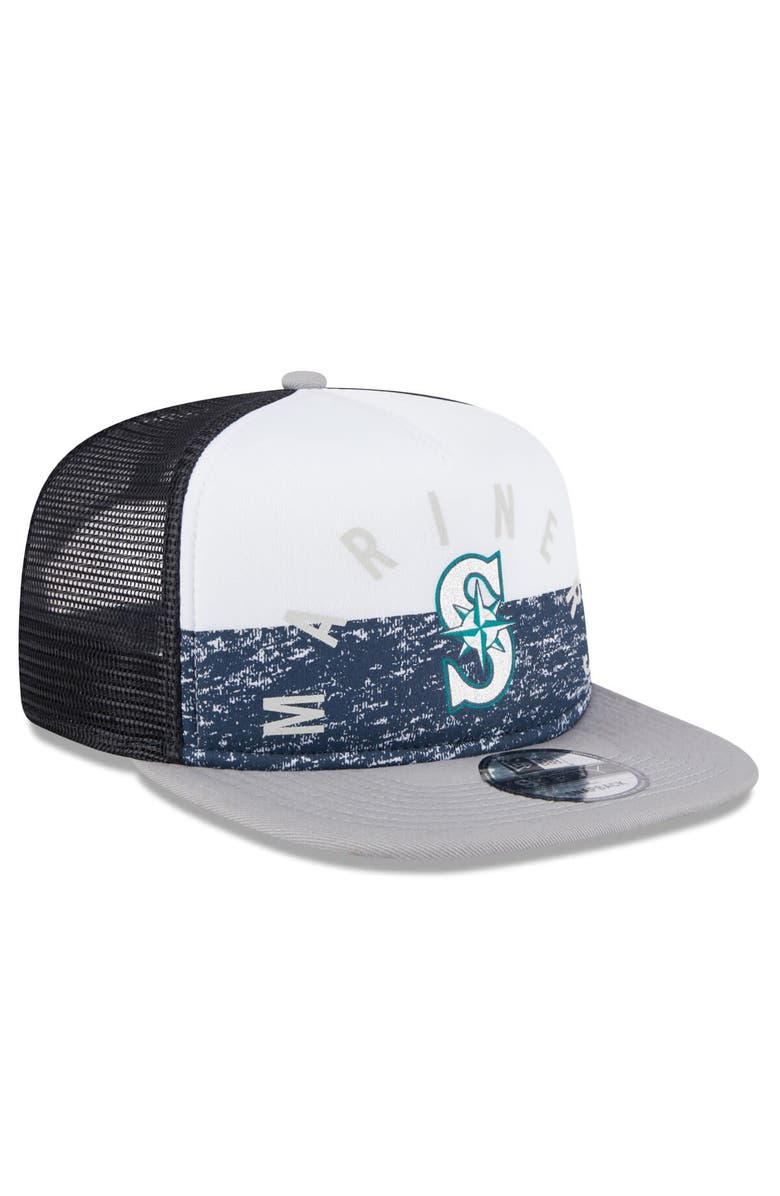 New Era Men's New Era White/Gray Seattle Mariners Team Foam Front A ...