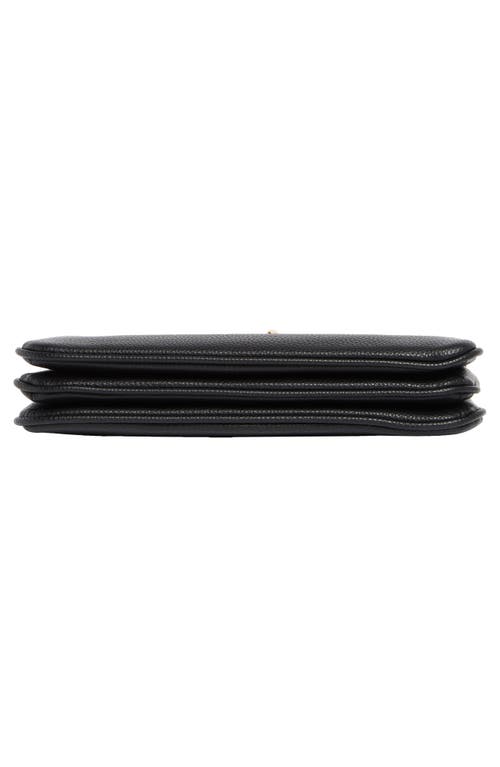Nanette Lepore Triple Section Crossbody Bag In Black