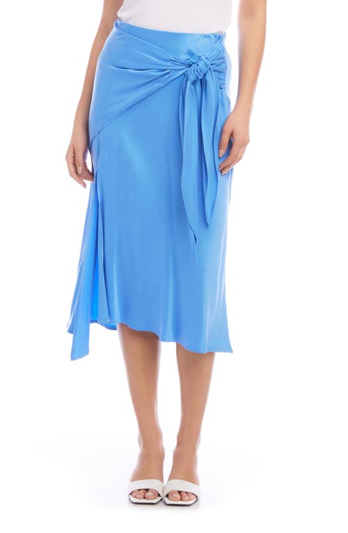 FIFTEEN TWENTY Nina Wrap Midi Skirt Sky Blue at Nordstrom,