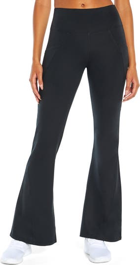 90 Degrees by Reflex black flare leggings Size M - $31 (60% Off