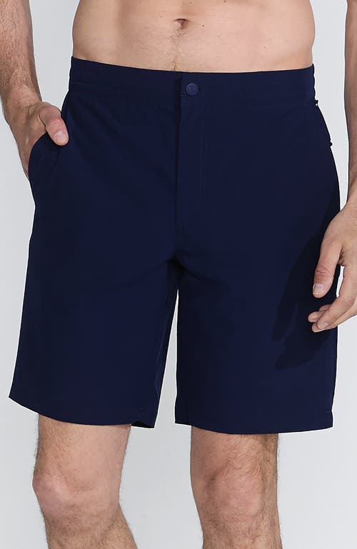 Shop Lands' End Shoreline 9" Swim Trunks In Deep Sea Navy