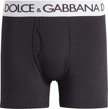 Black Lycra Underwear with Logo Front Band, Dolce & Gabbana