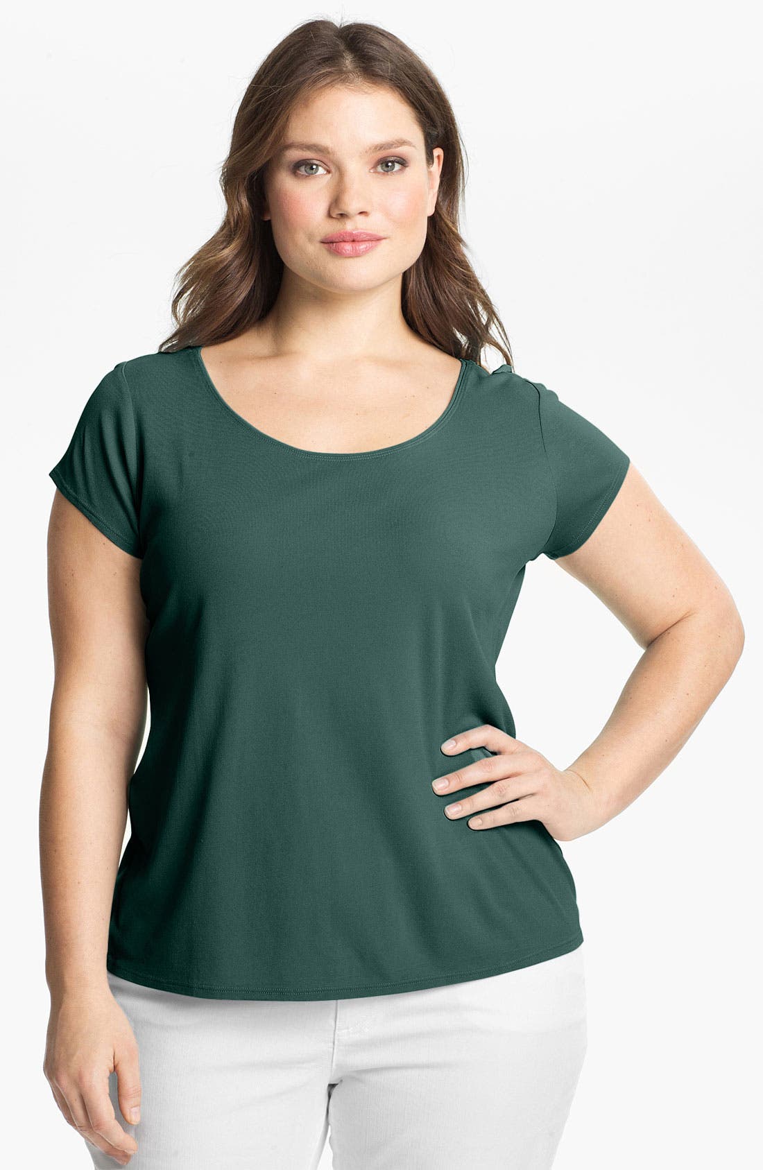 eileen fisher silk tee