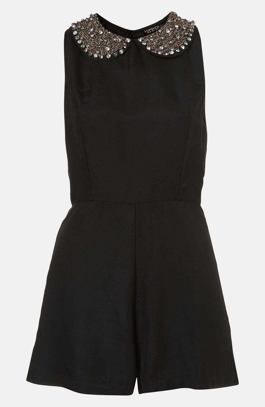 Embellished Collar Romper Nordstrom