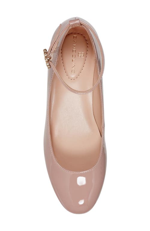 Bandolino Women's Lexy Ankle Strap Low Block Heel Pumps In Light Pink