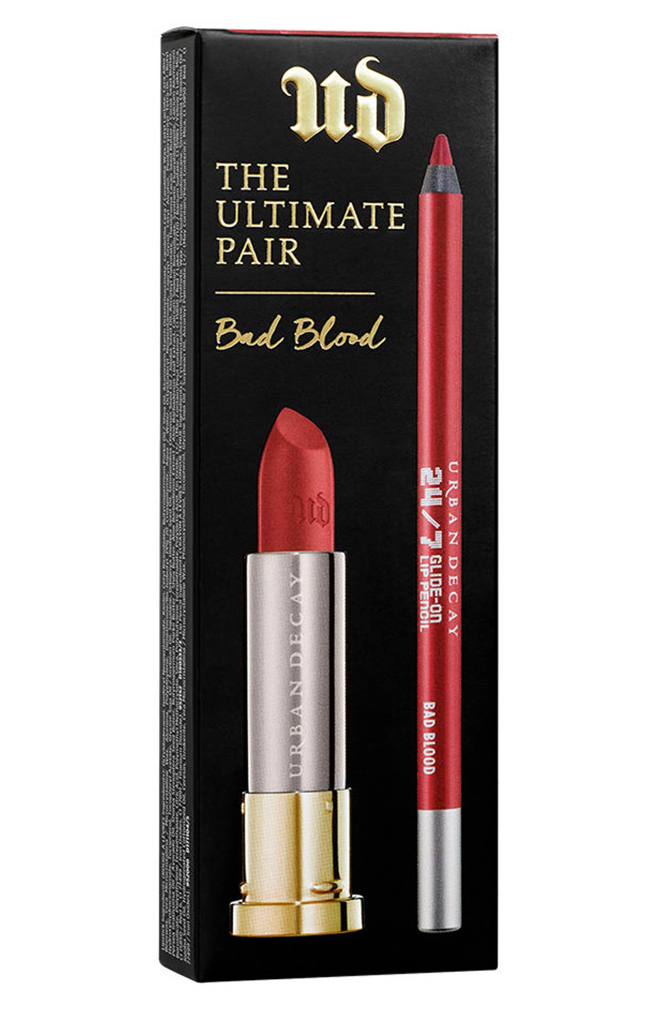 Urban Decay The Ultimate Pair Bad Blood Lipstick & Pencil Duo (37
