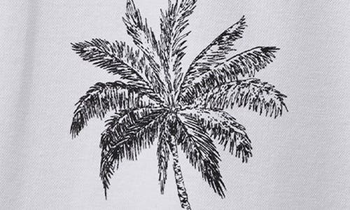 Travismathew Mesic Palm Tree Polo In White