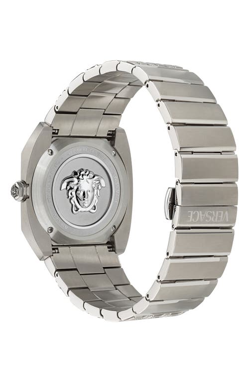 Shop Versace Antares Bracelet Watch, 44mm X 41.5mm In Titanium