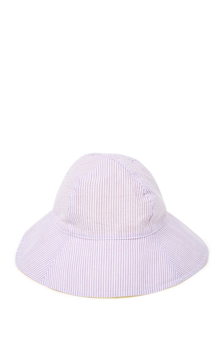SAN DIEGO HAT Infant Striped Bucket Sun Hat, Main, color, PURPLE