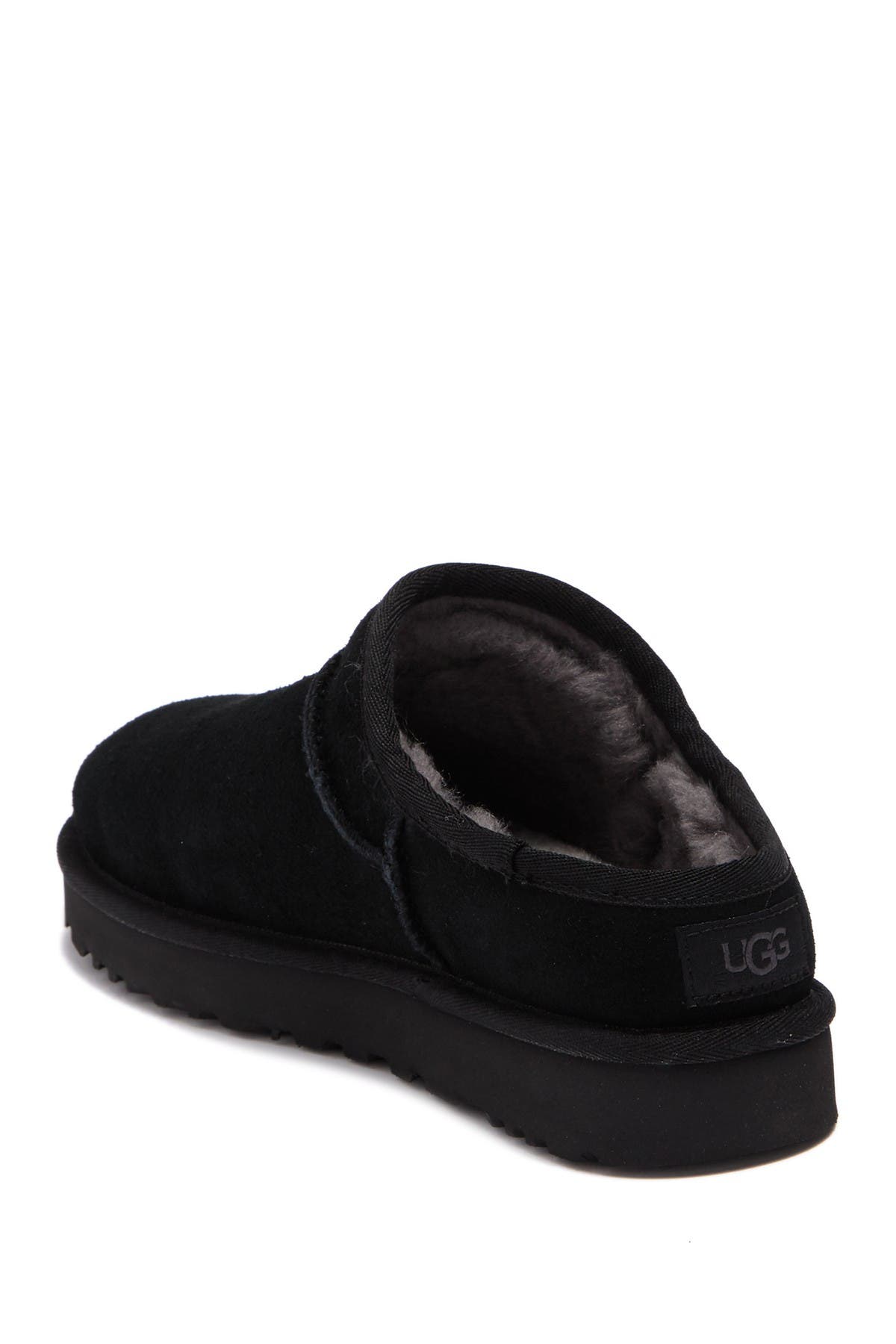 black ugg slippers size 8