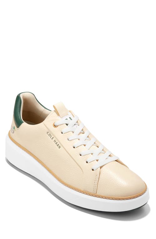 Shop Cole Haan Grandpro Topspin Golf Sneaker In Vanilla/trekking Green