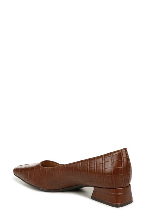 Naturalizer Georgia Pump In Brown Faux Leather