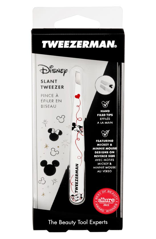 Shop Tweezerman Disney's Mickey Mouse And Minnie Mouse We Got Ears Slant Tweezer In Forever In Love