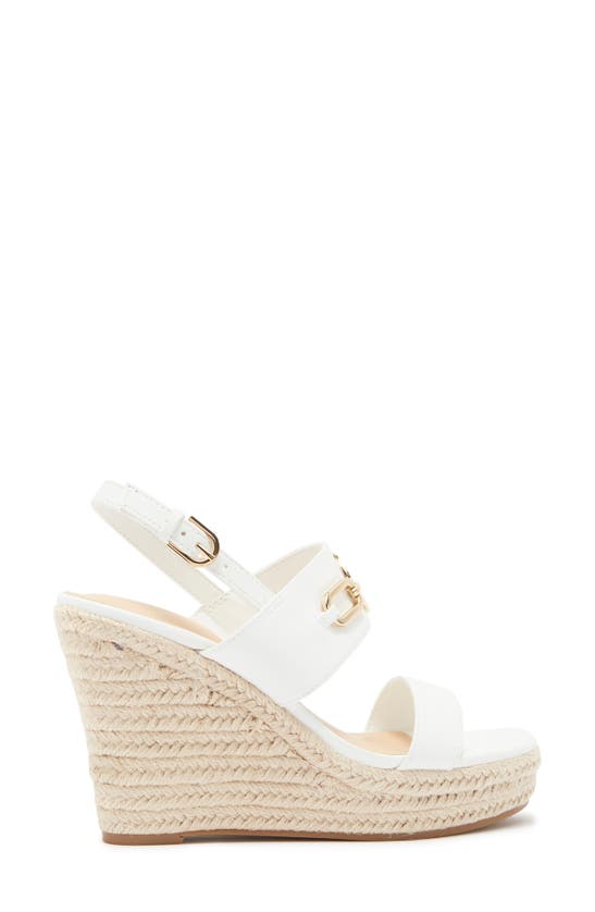 Shop Tommy Hilfiger Kharie Wedge Sandal In White