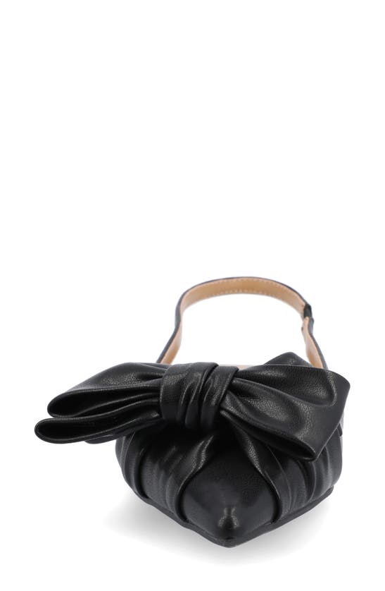Journee Collection Sabrina Slingback Flat In Black