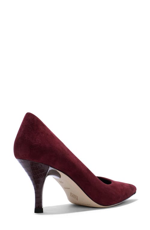 Donald Pliner Elexa Pointed Toe Pump In Cherry