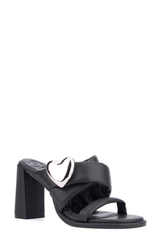 Shop Olivia Miller Lovey Dovey Sandal In Black