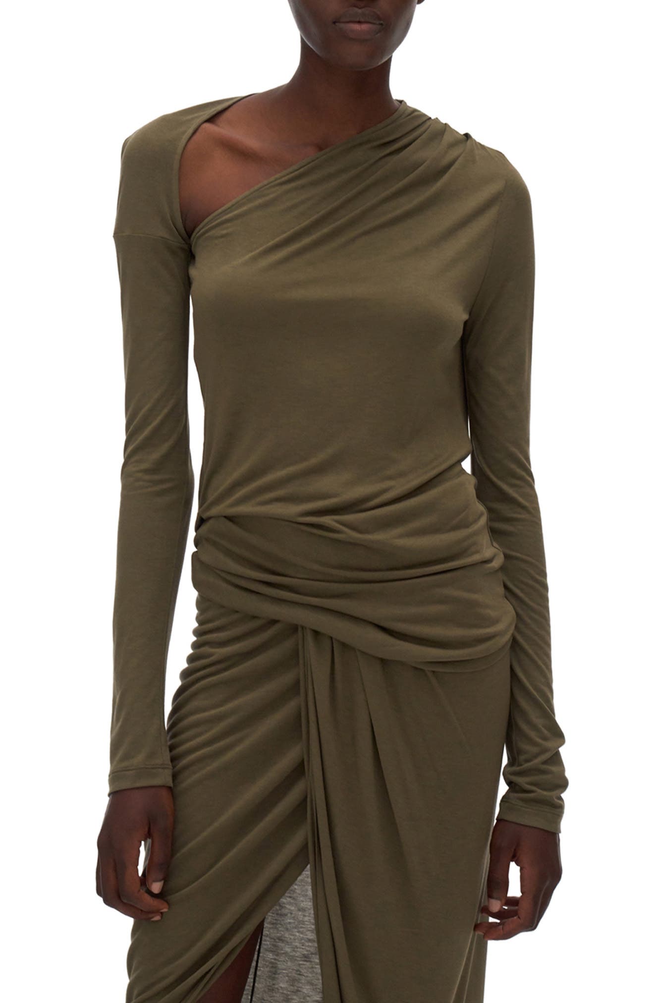 Asymmetrical long sleeve top Clearance