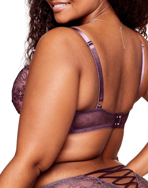 Shop Adore Me Enny Contour Balconette Bra In Dark Purple