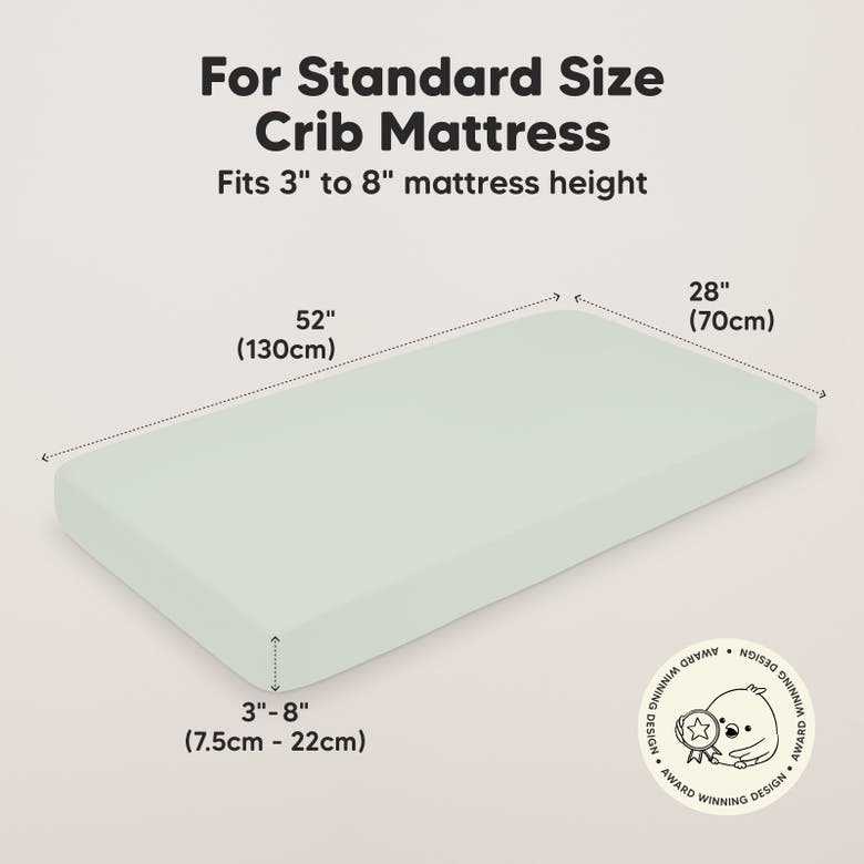 Keababies Isla Fitted Crib Sheets In Sage