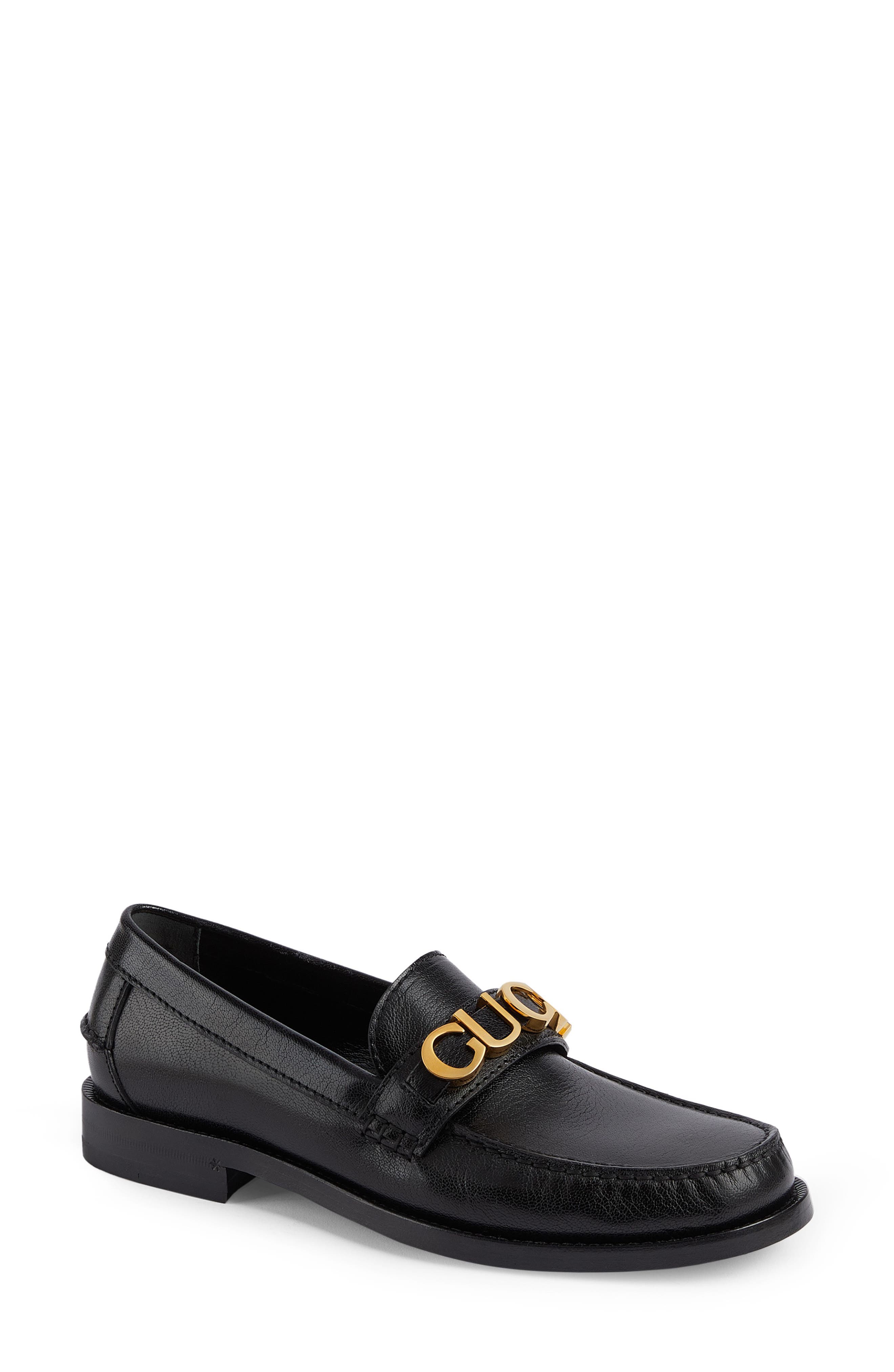 gucci leopard loafer