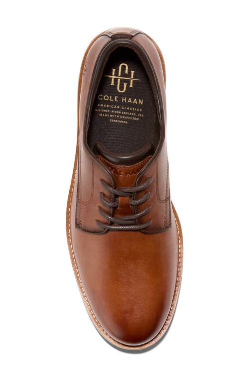 Shop Cole Haan American Classics Montrose Plain Toe Derby In Ch British Tan/angora