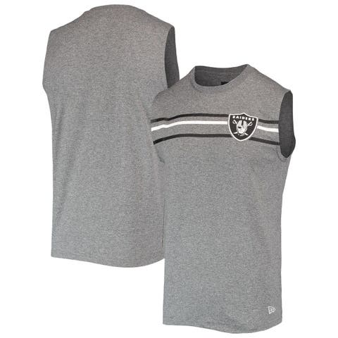 Men's Nike Heathered Charcoal Pittsburgh Steelers Tri-Blend Tank Top Size: Small