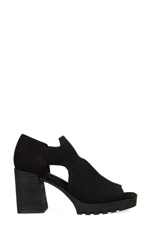 Shop Eileen Fisher Chyme Platform Sandal In Black