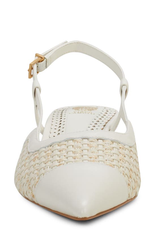 Vince Camuto Renira Slingback Pump In Creamy White/ Cream