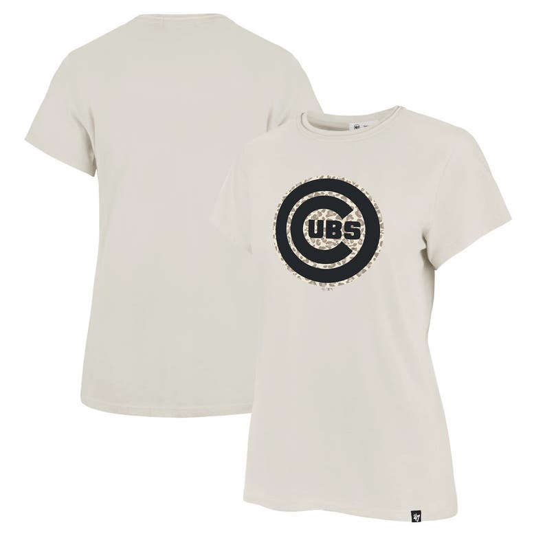 Shop 47 ' Oatmeal Chicago Cubs Imprint Frankie T-shirt