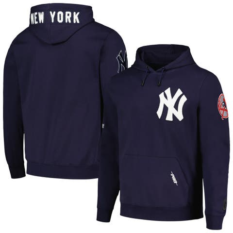 New York Yankees Nike Pitch Black Wordmark Club Fleece Pullover