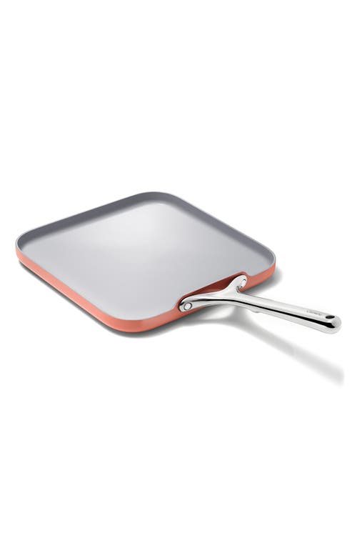 CARAWAY 11" Ceramic Nonstick Square Griddle in Terracotta at Nordstrom