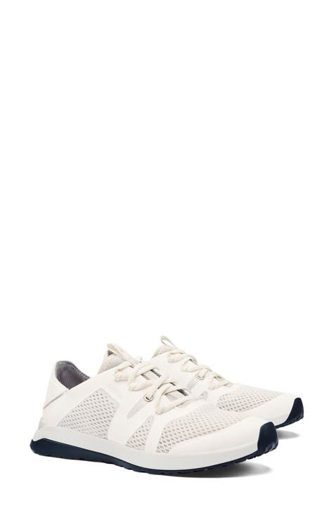 OluKai Women's Kahakai Sneakers- Bright White