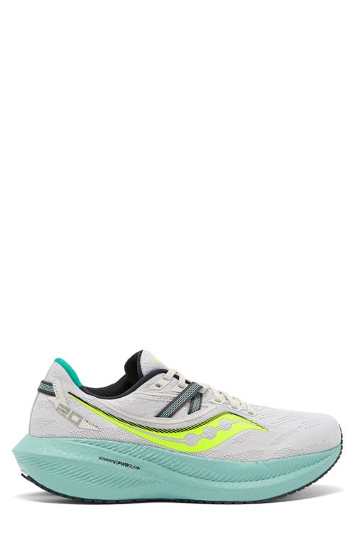 Shop Saucony Triumph 20 Running Shoe In Fog/mineral