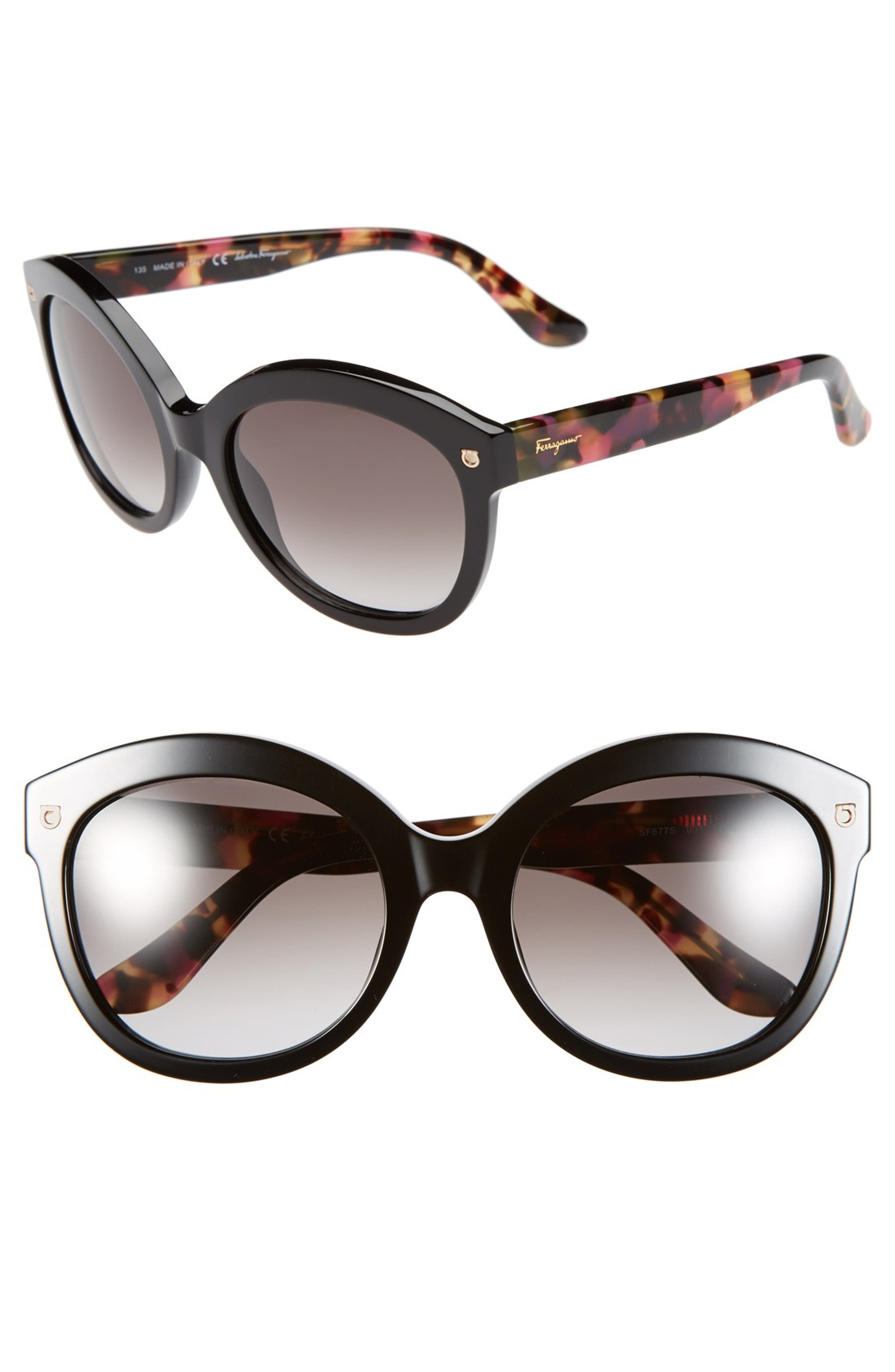 Salvatore Ferragamo 'Mini Gancino' 55mm Sunglasses | Nordstrom