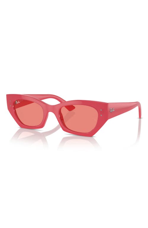 RAY BAN RAY-BAN ZENA 52MM GEOMETRIC SUNGLASSES 