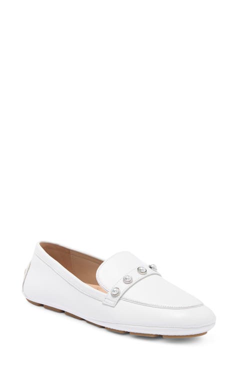 Imitation Pearl Driving Loafer (Women)