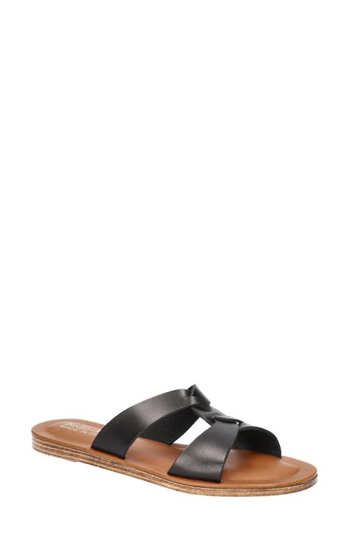 Bella Vita Slide Sandal Black at Nordstrom,