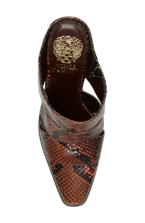 Vince Camuto Aimie Square Toe Mule In Dusk Multi