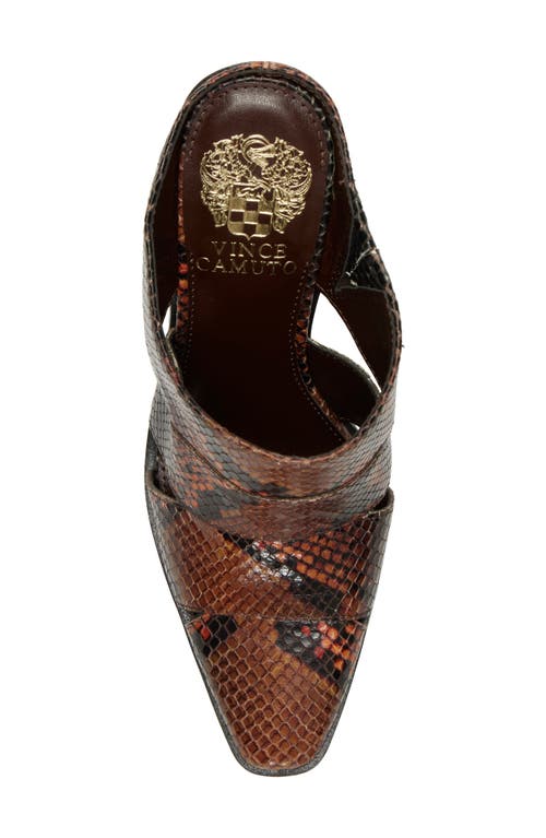 Shop Vince Camuto Aimie Square Toe Mule In Dusk Multi