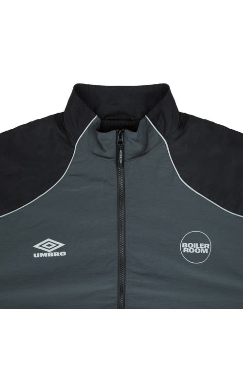 Shop Boiler Room X Umbro Graphic Shell Jacket In Black