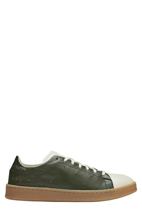 Shop Y-3 Gender Inclusive Stan Smith Sneaker In Green/cream White