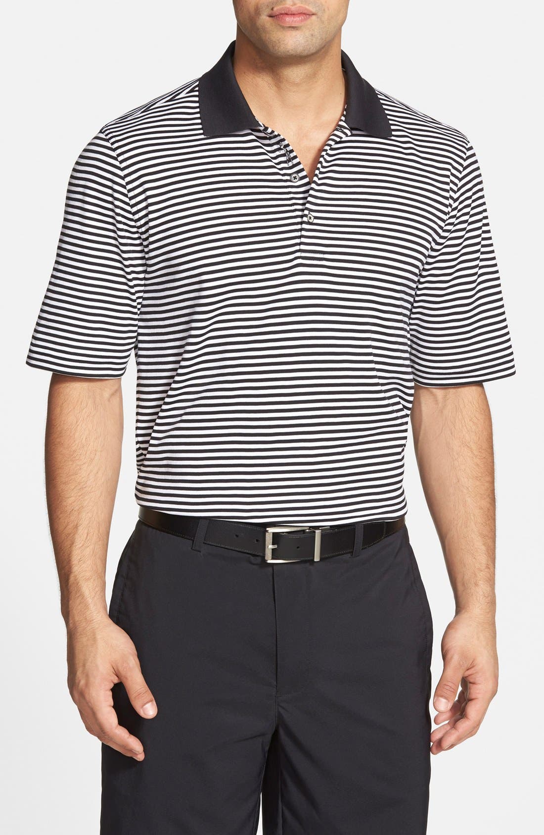 Bobby Jones 'Flag Stripe' Regular Fit Pima Cotton Golf Polo Nordstrom