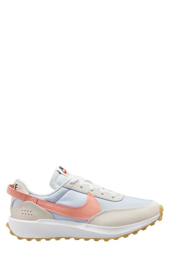 Nike Waffle Debut Sneaker In Grey/ Orange/ Black/ White